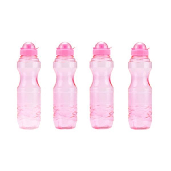 Fastfood BPA Free Sports Water Bottle In Pink - Family Pack FA1847487